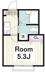 モンステラ妙蓮寺Ｂ棟の物件間取画像